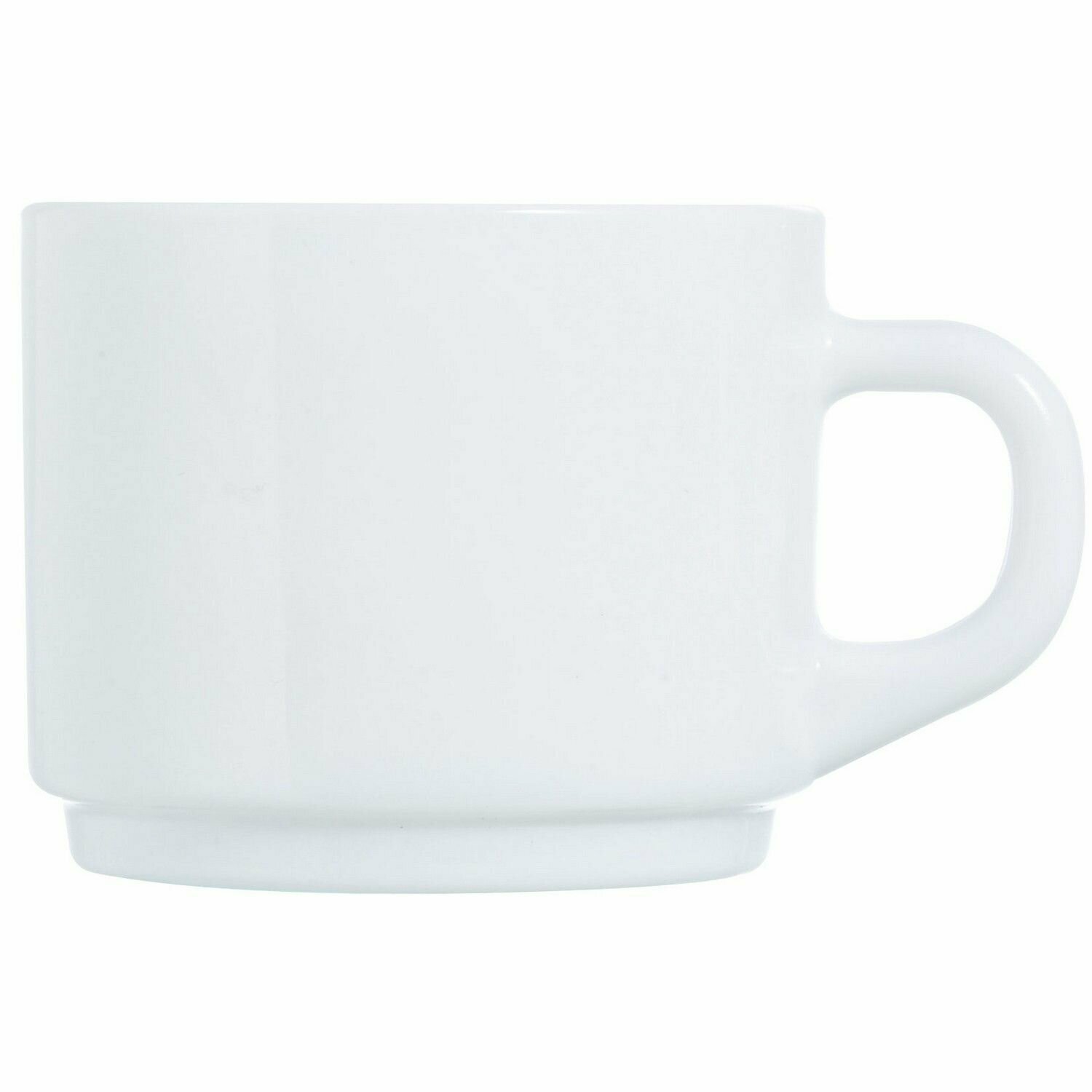 Чашка чайная Luminarc Эмпайлэбл 200мл, 78х78х63мм, стекло, белый, 1 шт.