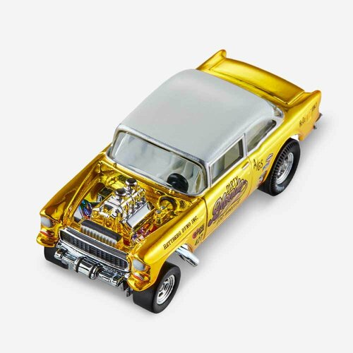 Коллекционная машинка Hot Wheels RLC sELECTIONs '55 Chevy Bel Air Gasser (Хот вилс выбор РЛК '55 Шевроле Гассер) коллекционная машинка hot wheels rlc exclusive ’41 willys gasser holiday car хот вилс эксклюзив рлк 41 й виллис гассер