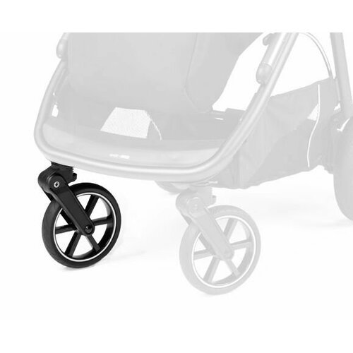 Колесо переднее правое для коляски Peg Perego Veloce, чёрный