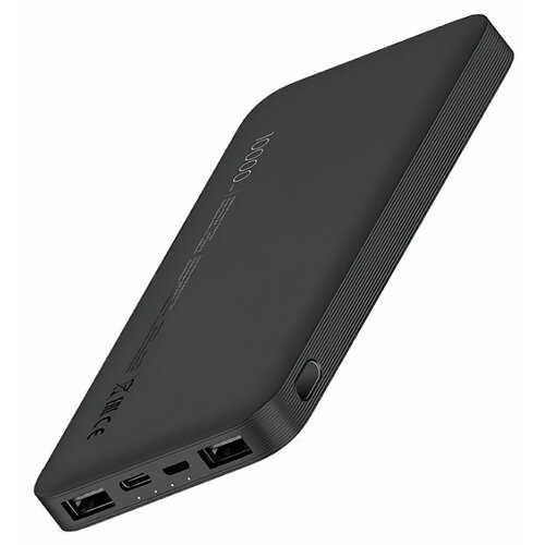 Power Bank XO NPR-001, 10000 mAh, USB/Type-Cдля телефона черный, Повербанк для Iphone, xiaomi, samsung, honor, павербанк, внешний аккумулятор