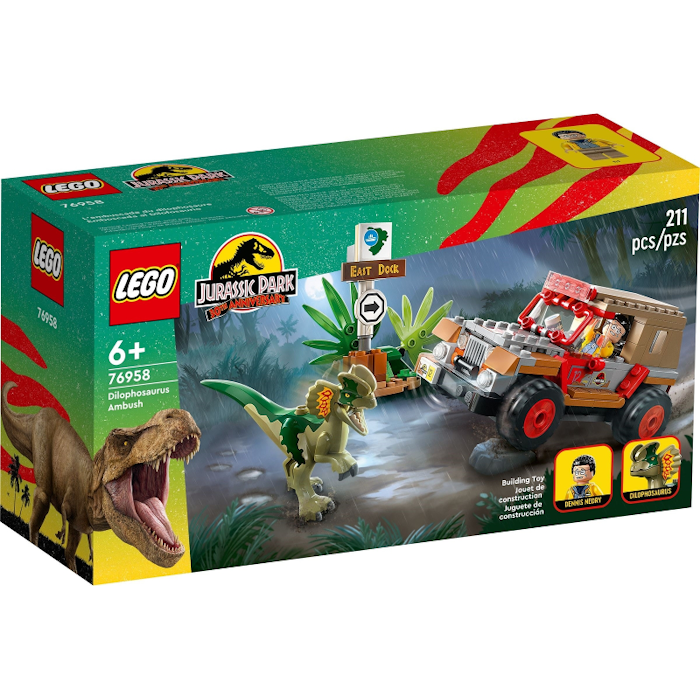 LEGO Jurassic World Засада Дилофозавра 76958 - фото №1