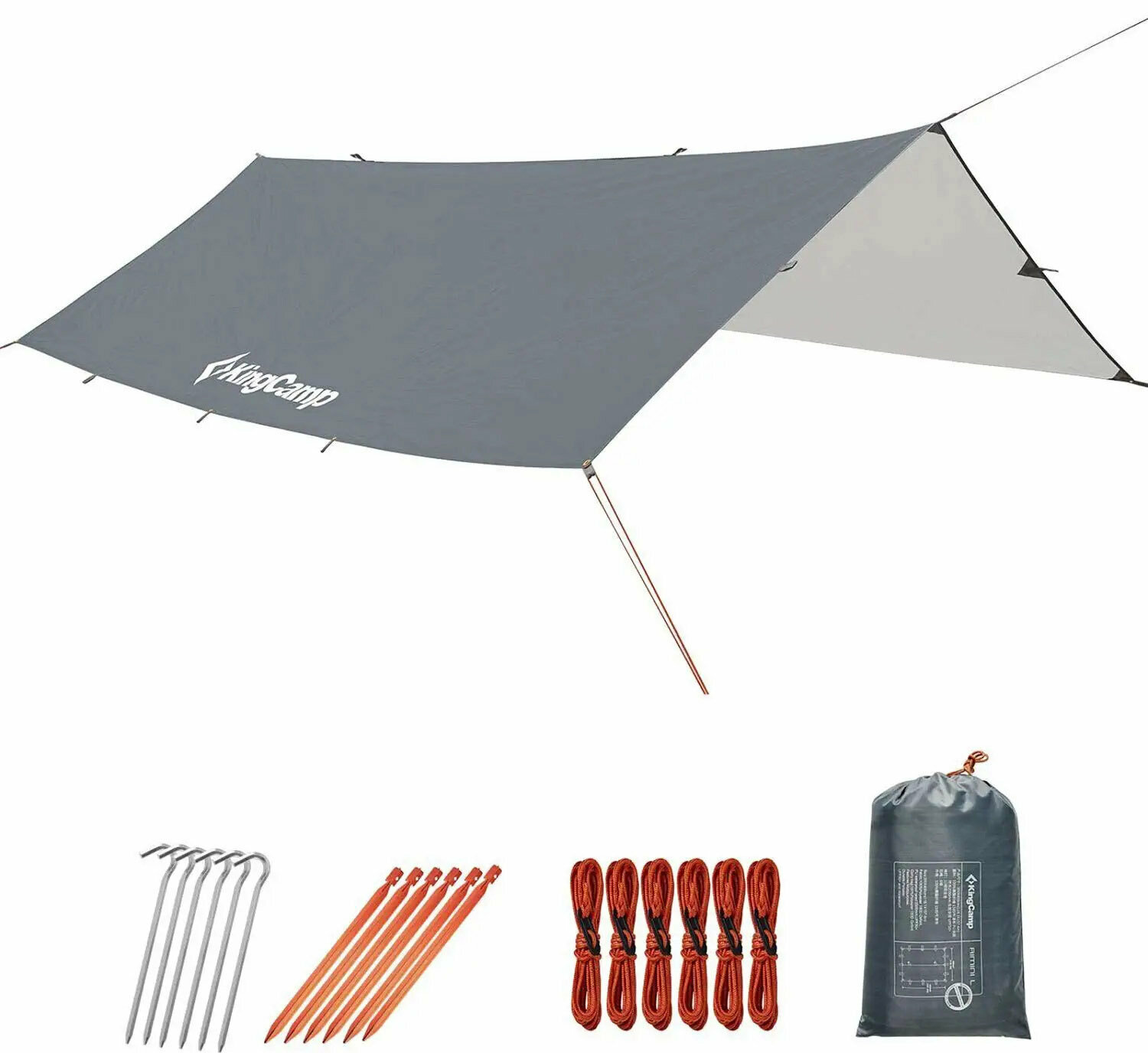 фото Тент Kingcamp 2009 Rimini XL (3х5) серый