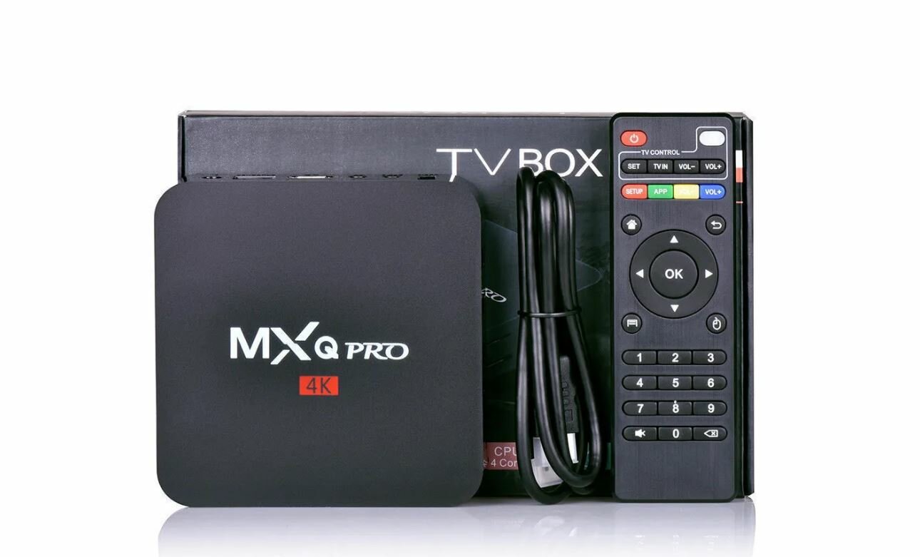 Андроид ТВ приставка приставка для телевизора DGMedia MXQ Pro 1Gb/8Gb CPU S905W / Медиаплеер Smart TV box 4k