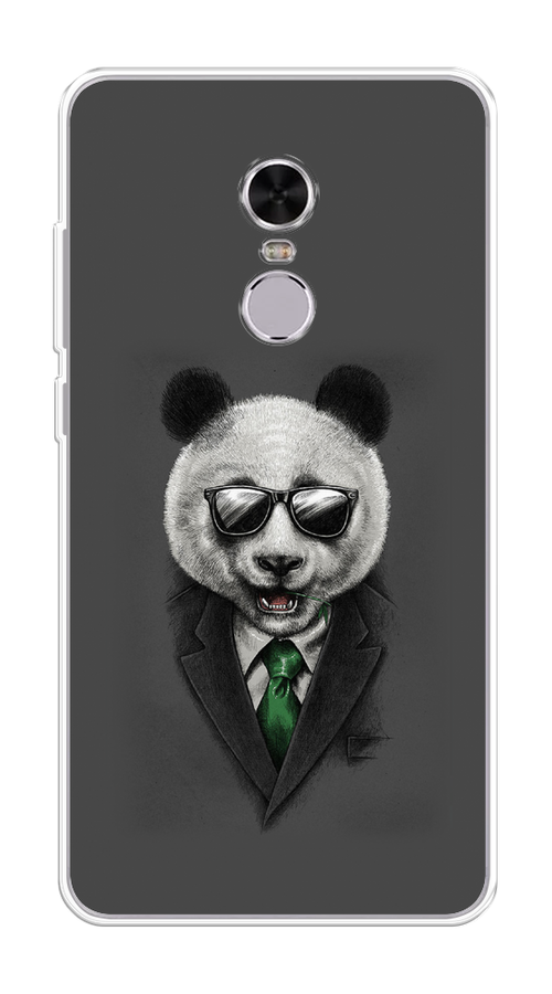 Силиконовый чехол на Xiaomi Redmi Note 4 (MediaTek) / Сяоми Редми Ноут 4 (MediaTek) Деловая панда