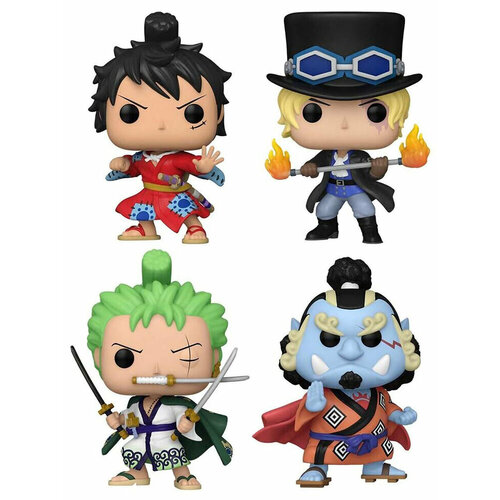 фигурка funko one piece pop animation roronoa zoro 54462 Фигурка Funko POP! Animation One Piece Luffytaro, Sabo, Roronoa Zoro, Jinbe (GW) 4PK 69107