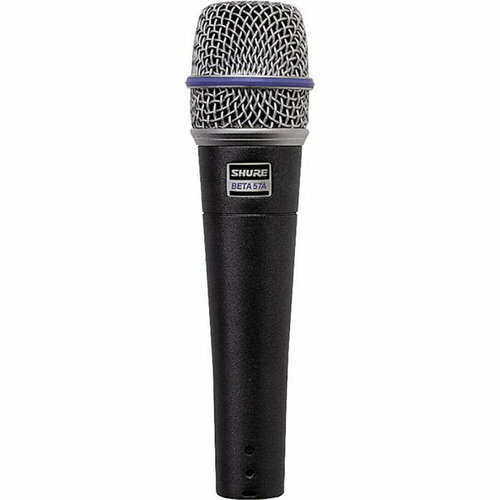 SHURE BETA 57 A Частотный диапазон Beta 57A: 50 Гц — 16 кГц. Характеристика направленности — однонаправленная суперкардиоидная. Сопротивление 150 Ом. Уровень выходного сигнала -71 дБ (0.28 мВ).