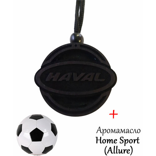 Ароматизатор (вонючка, пахучка в авто) в машину (освежитель воздуха в автомобиль), диск черное дерево Haval, аромат №101 Home Sport (Allure)