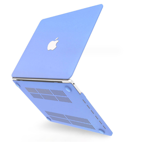 Чехол MyPads для MacBook Pro (M1) 16 дюймов A2485 2021 г, из прочного пластика, голубой