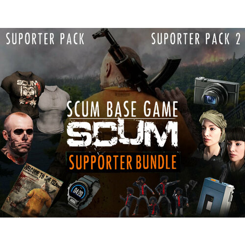SCUM Supporter Bundle дополнение gas guzzlers extreme full metal zombie для pc steam электронная версия