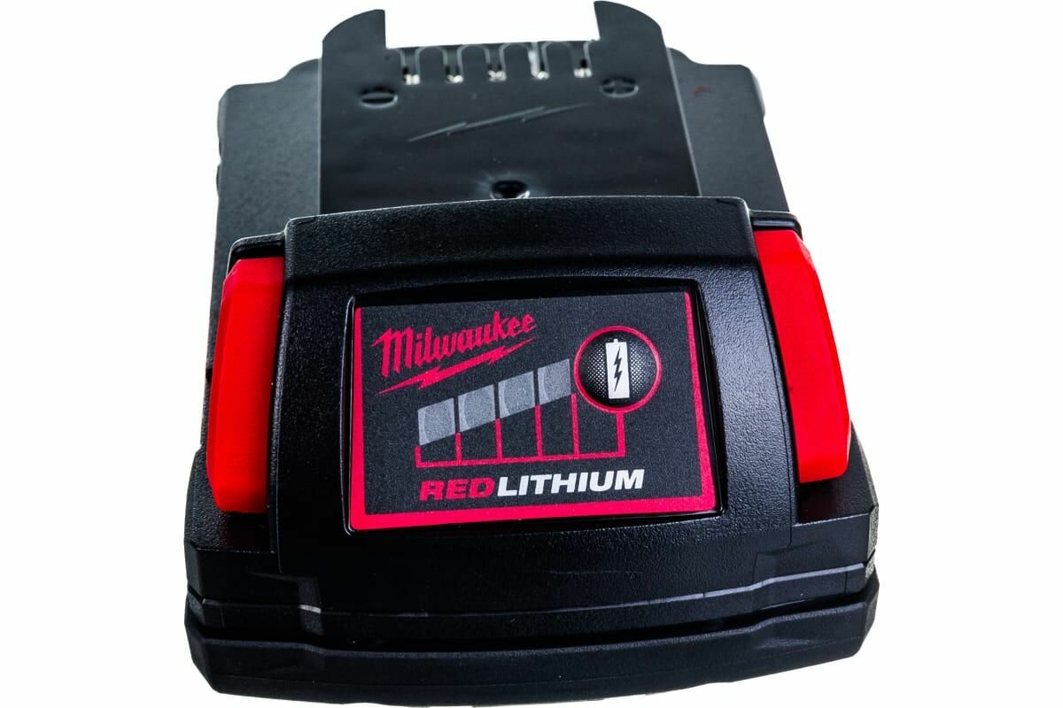 Аккумулятор Milwaukee RED M18 B2, Li-Ion, 18 В, 2 Ач, - фото №12