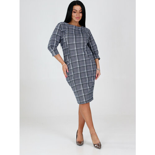 фото Платье ivcapriz, размер 48, белый, черный