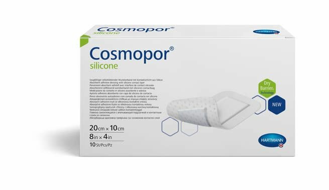 Повязка Космопор силикон/Cosmopor silicone стерил пластырная 20х10см N10