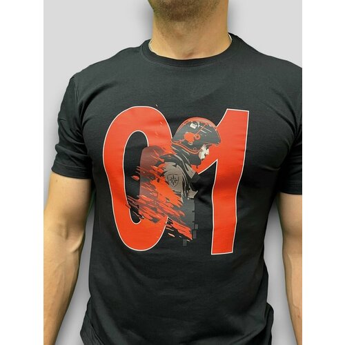 фото Футболка футболка мчс, пожарная охрана, спасатель, подарок мужчине, dtf печать, размер xxl, черный infestedbook8