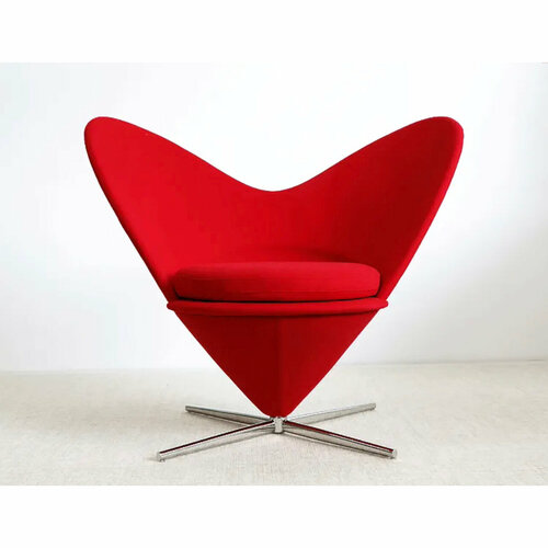 Интерьерное кресло Cuore (красное)