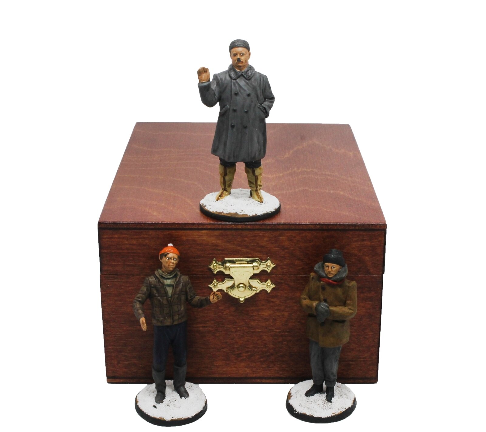 "Киногерои: Три веселых друга" №3РТ (3 п1) в деревянной коробке набор оловянных солдатиков полуколлекционный покрас