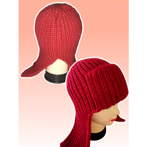 Шапка ушанка STIGLER, демисезон/зима, размер 55-58, красный