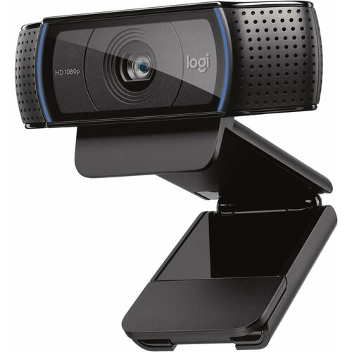 Камера Web Logitech HD Pro C920 черный 3Mpix (1920x1080) USB2.0 с микрофоном (960-001062) веб камера logitech hd pro c920 черный 960 001062