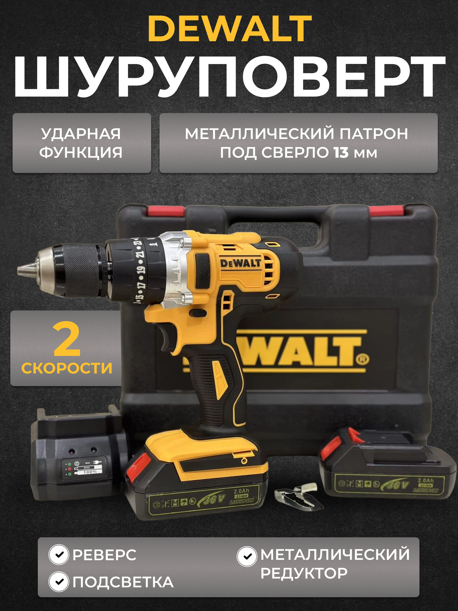 Набор 4в1 Dewalt