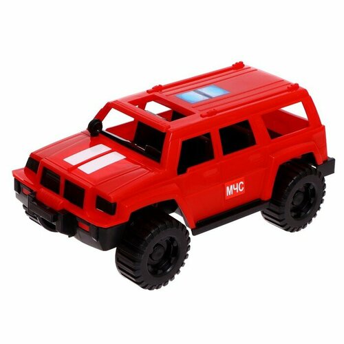 Машинка Нордпласт МЧС, красный, пластик, без упаковки (015/4) внедорожник пожарная технок