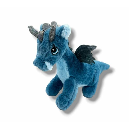 Мягкая игрушка Волшебный Дракон 30 см синий мягкая игрушка дракон плюшевый символ года дракон розовый