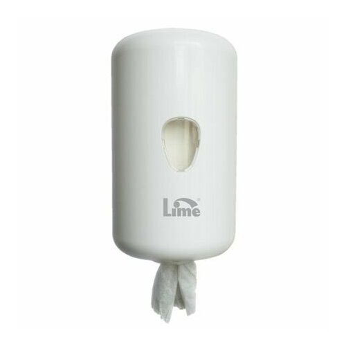 Диспенсер для полотенец LIME Mini настенный центральная вытяжка 16,5х17х30см белый пластик