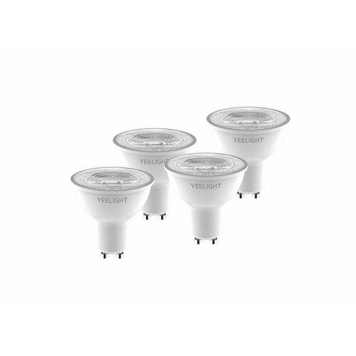 Умная лампочка Yeelight GU10 Smart bulb W1 (Dimmable) - упаковка 4 шт