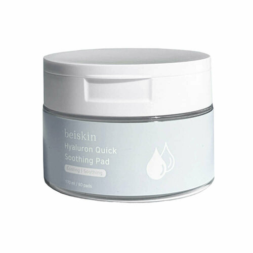 Beiskin Успокаивающие пэды с гиалуроном hyaluron quick soothing pad 170 мл 80 шт 2197₽