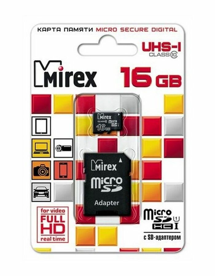 Карта памяти MIREX Micro SDHC 8GB - фото №13