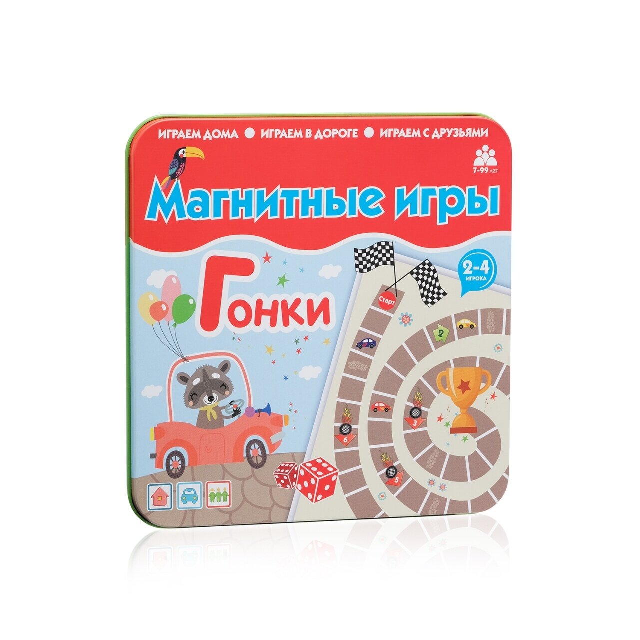 Магнитная игра БУМБАРАМ Гонки IM-1002 - фото №11