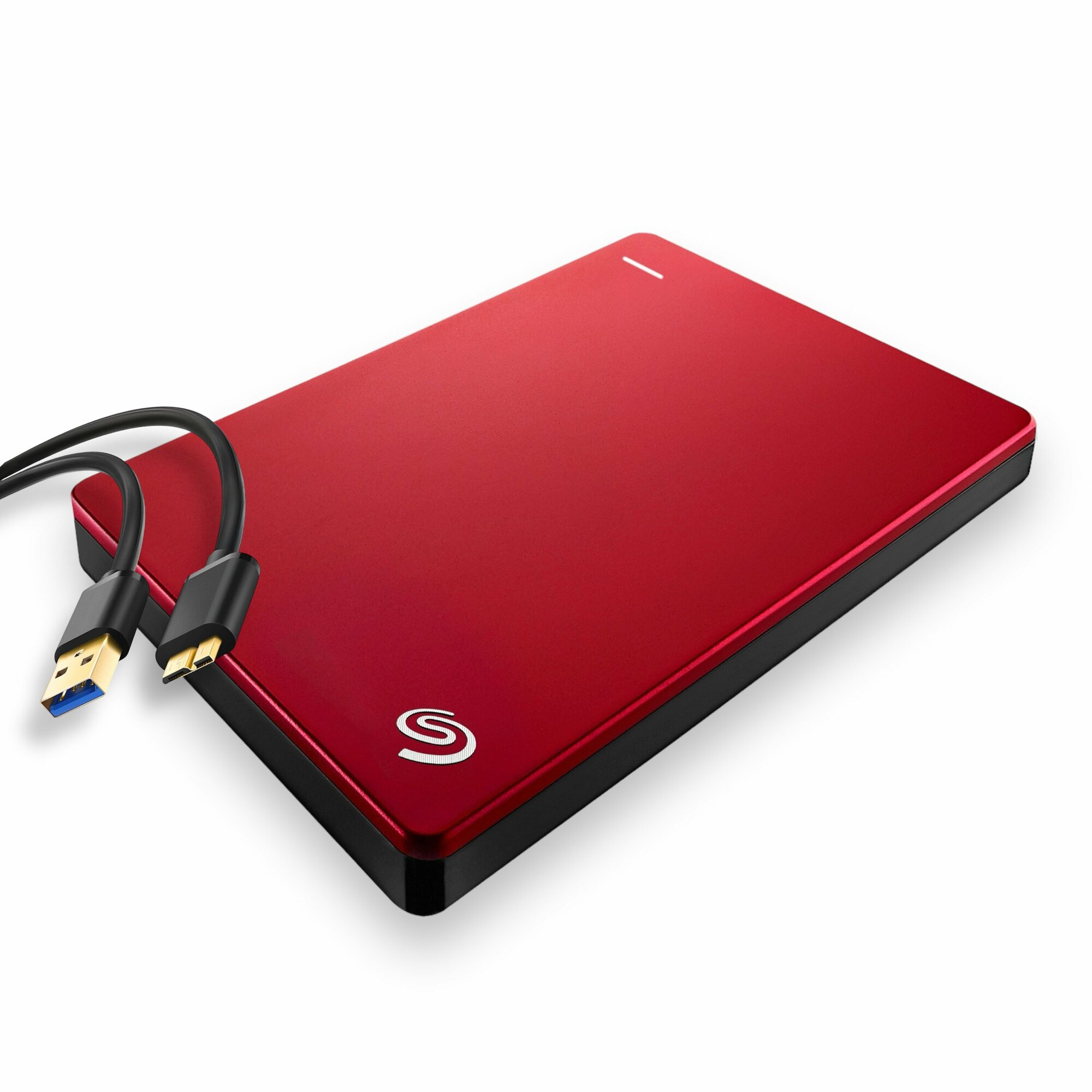 Внешний жесткий диск 500Gb Seagate Backup Plus Slim HDD 2,5" USB 3.0 красный