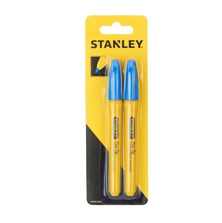 Набор из 2-х синих маркеров Stanley 0-81-390