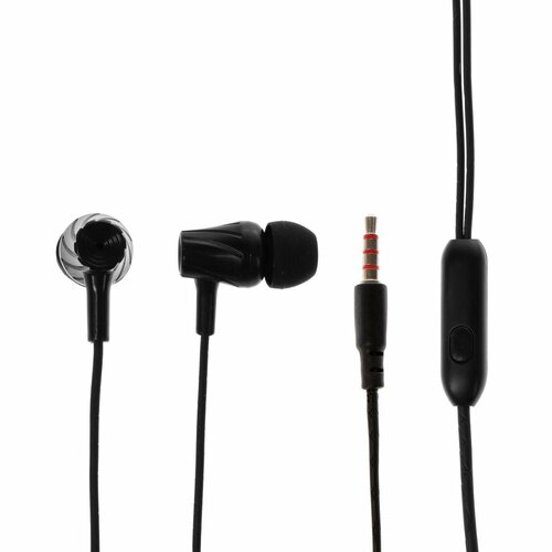 Наушники HF-T83 вакуумные микрофон 106 дБ 16 Ом 1 м черные 67600₽