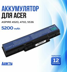 Аккумулятор AS07A72 для Acer Aspire 4520 / 4710 / 5536 (AS07A31, AS07A42) 11.1V 5200mAh