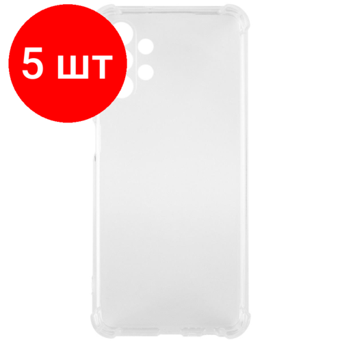 Комплект 5 штук, Чехол накладка iBox Crystal для Samsung Galaxy A13 4G, с угл, УТ000029831 чехол прозрачный для samsung galaxy a13