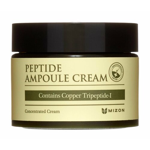 Пептидный крем для зрелой, сухой кожи лица Mizon Peptide Ampoule Cream