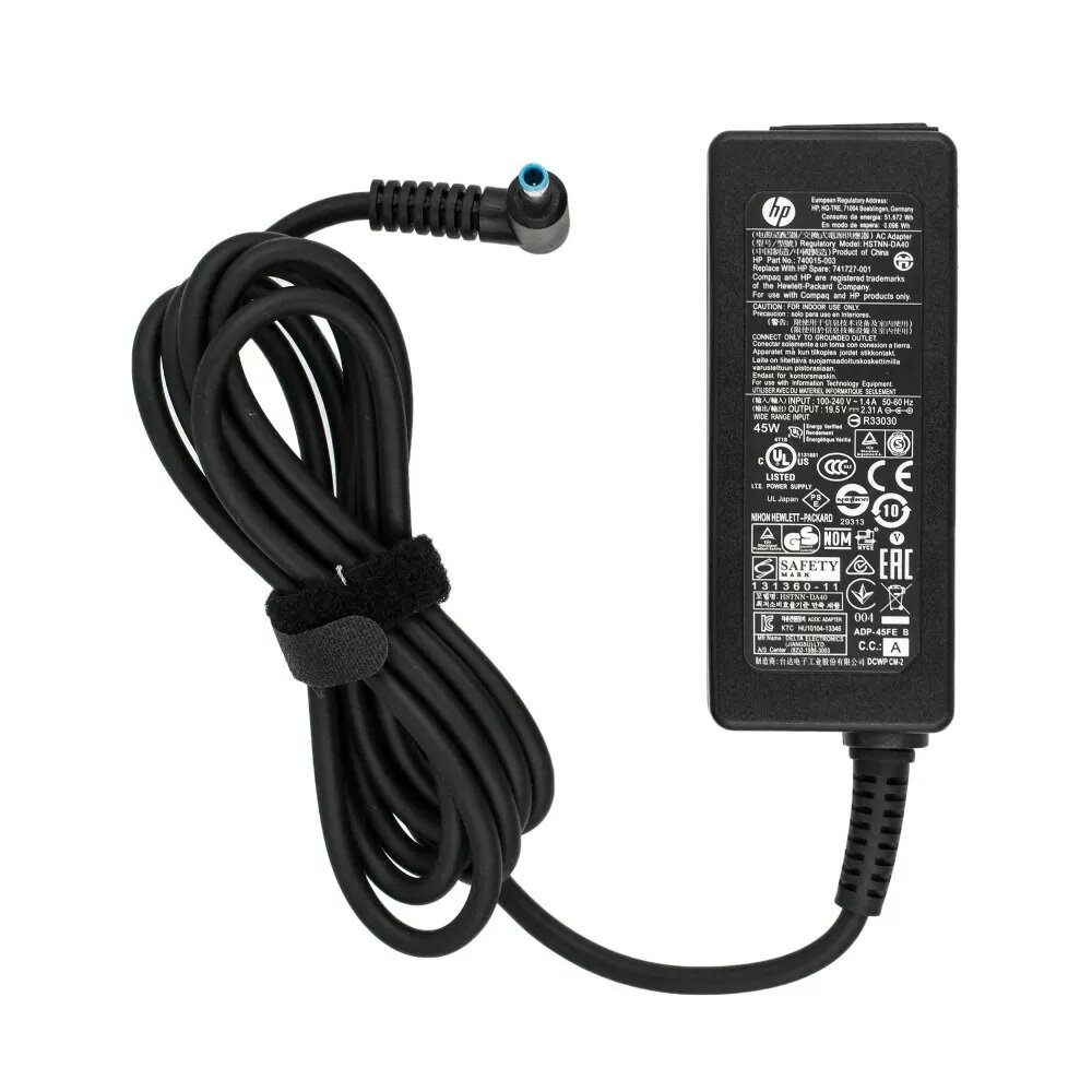 Блок питания для ноутбука HP Pavilion x360 11-n, 11-u, 13-a Series (19.5V 2.31A 45W штекер 4.5x3.0)