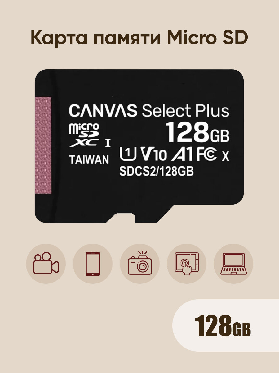 Карта Памяти Micro SD 128 гб