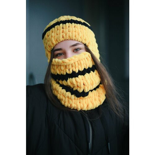 фото Балаклава балаклава гарри поттер пуффендуй, размер 50, желтый нет бренда