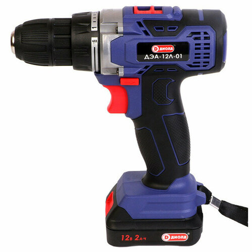 Дрель-шуруповерт диолд ДЭА-12Л-01 12В 29Нм Li-ion 2 Ач 2 АКБ 629000₽