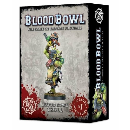 Миниатюры для настольной игры Games Workshop Blood Bowl: Troll 200-24 blood bowl 3 black orcs customizations