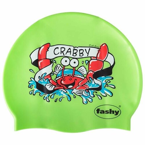 фото Шапочка для плавания силиконовая детская fashy 3047