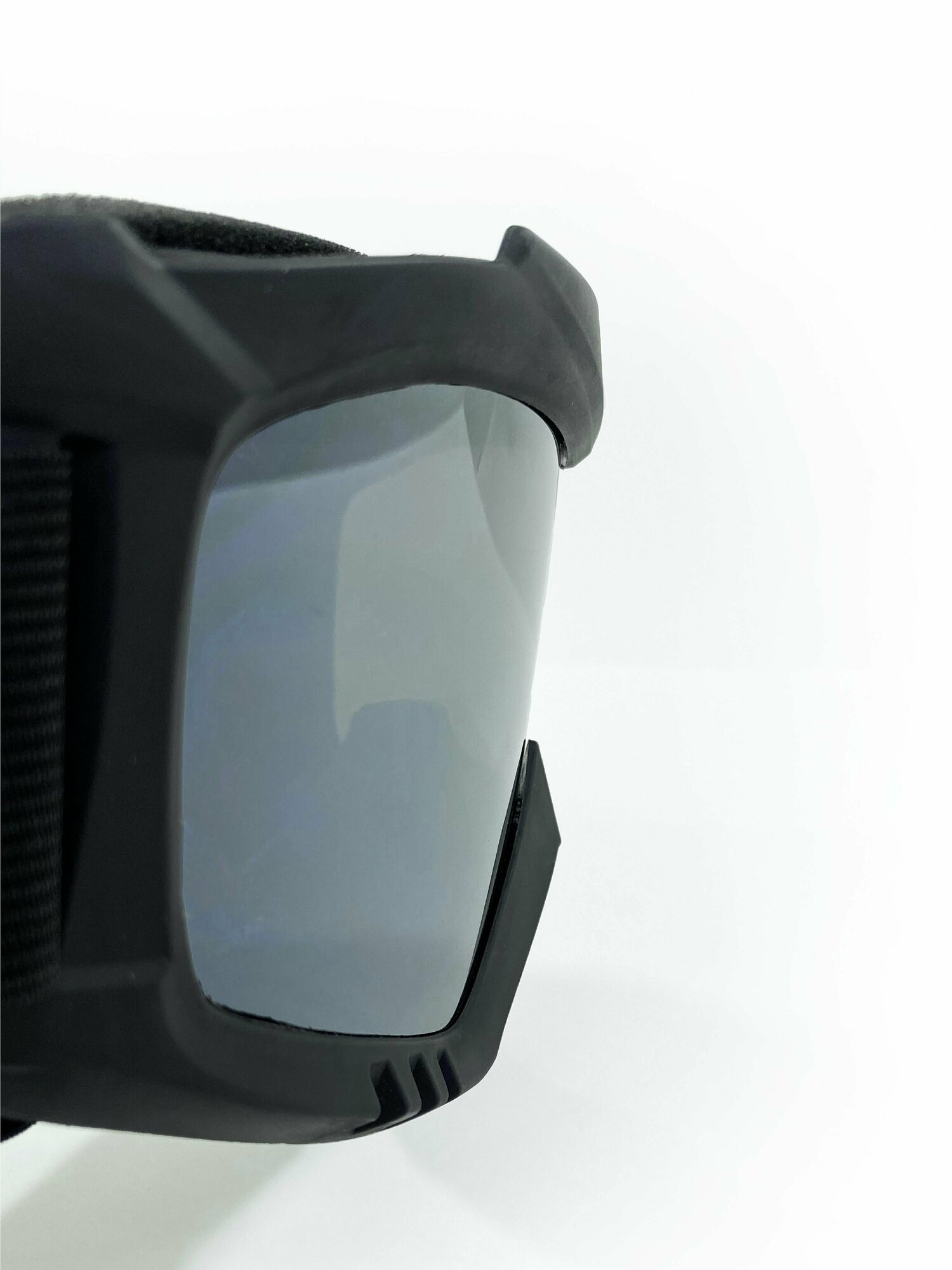 Мотоочки для кроссового шлема питбайка снегохода сноуборда / маска горнолыжная череп спортивная цвет черный