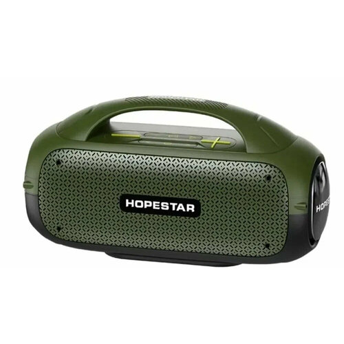 Портативная Bluetooth Колонка Hopestar A50 с Беспроводным Микрофоном 80Вт Хаки 799000₽