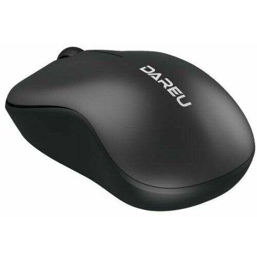 Мышь Wireless Dareu LM106G Black черная, DPI 1200, ресивер 2.4GHz компьютерная мышь dareu lm115b black