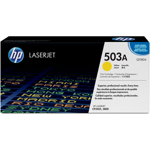 Картридж HP CLJ3800/CP3505 Yellow 6000стр, Q7582A картридж q7581a 503a cyan для принтера hp color laserjet 3800 3800 dn 3800 dtn 3800 n