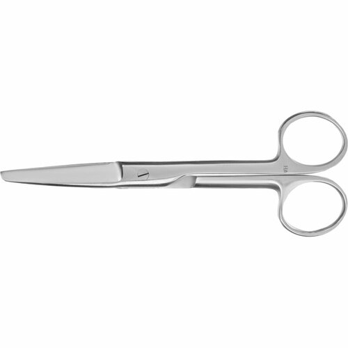 Ножницы с одним острым концом, верт. изог, 160мм 11-107-14