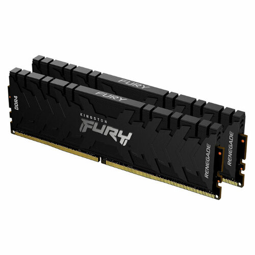 Память оперативная Kingston 16GB 4600MHz DDR4 CL19 DIMM Kit of 2 FURY Renegade Black 1300600₽