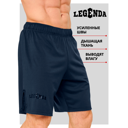 Шорты спортивные Legenda, размер L, синий