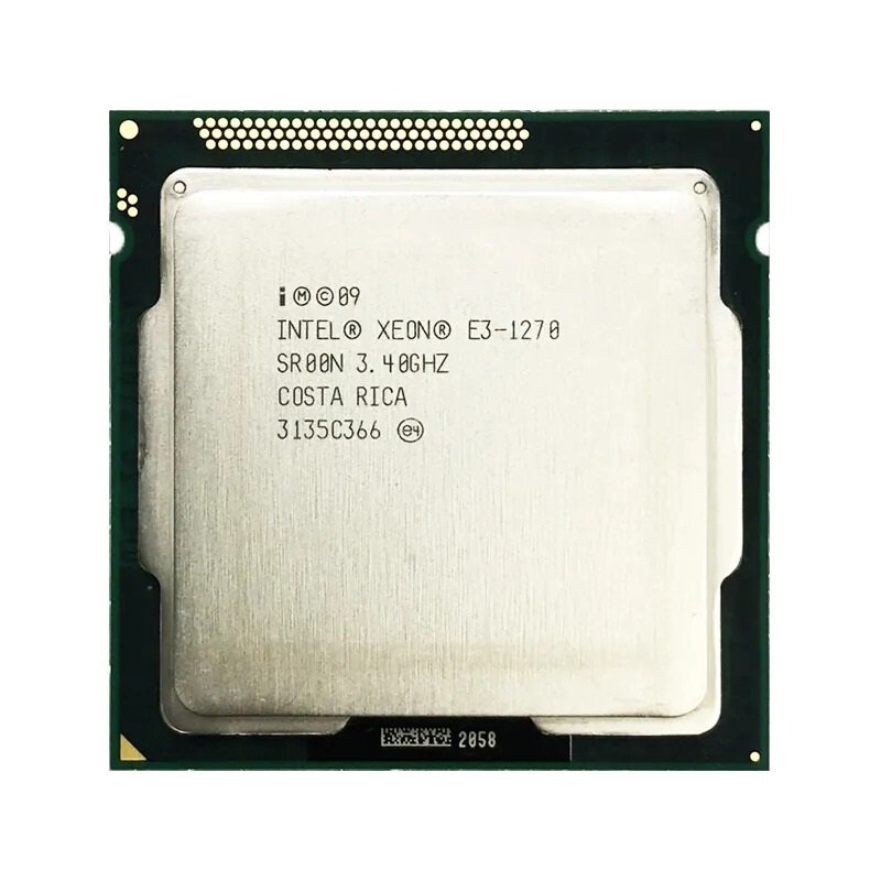 Процессор Intel Xeon E3-1270 E3 1270 3,4 ГГц, четырехъядерный, 8 Мб, 80 Вт, LGA 1155 OEM