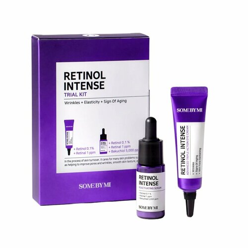 SOME BY MI RETINOL INTENSE TRIAL KIT Антивозрастной набор для ухода за кожей с ретинолом some by mi retinol intense trial kit